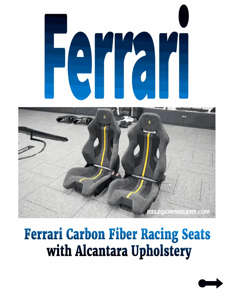 Ferrari Carbon Fiber Racing Seats with Alcantara Upholstery.webp