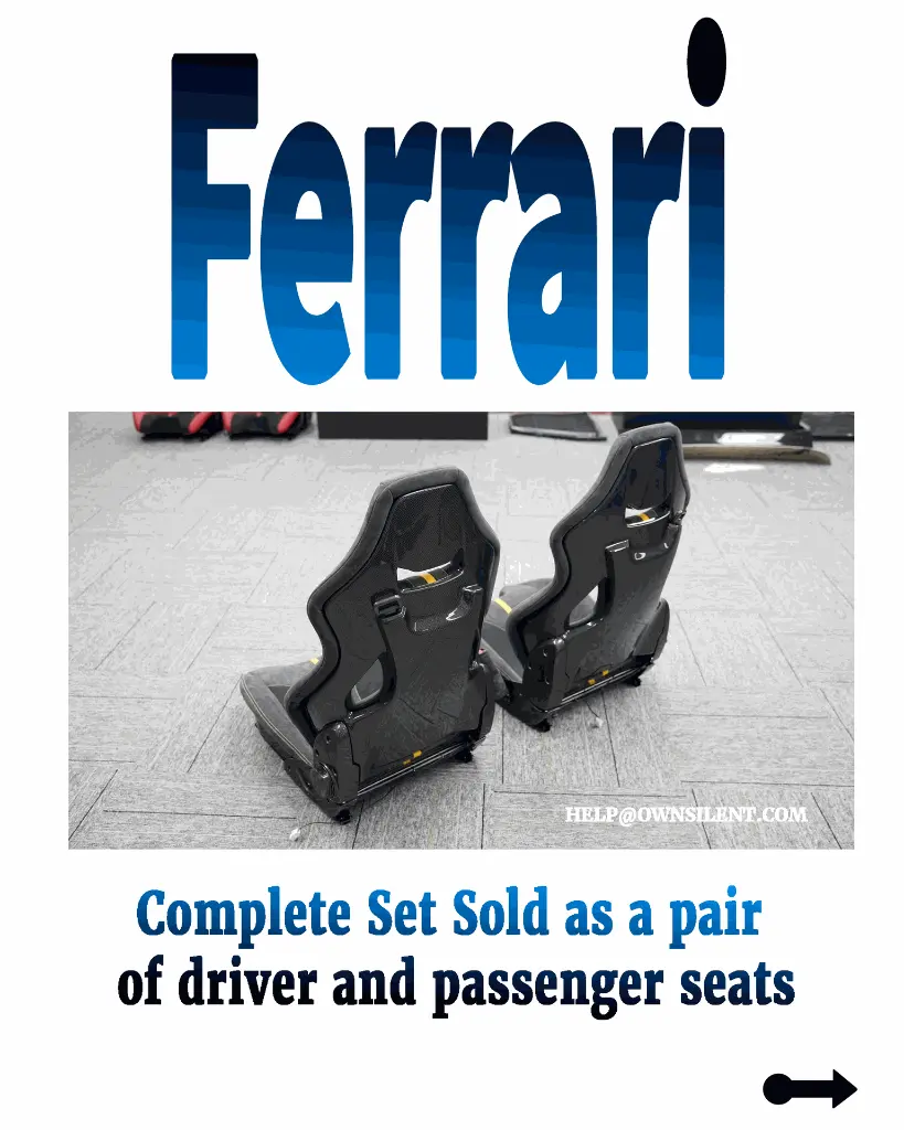 Complete Set Sold as a pair of driver and passenger seats.webp