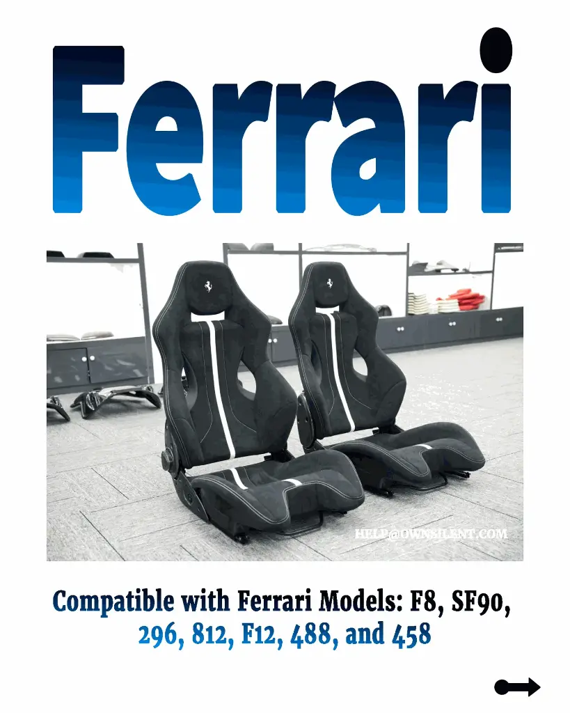 Ferrari SF90 Carbon Fiber Racing Seats 