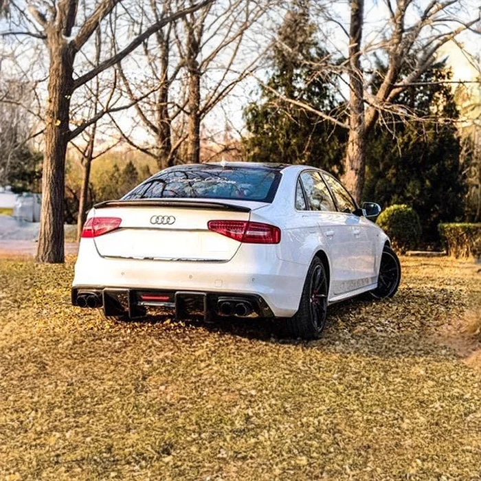 Audi A4/S4 (B8.5) Karbel Style Carbon Fibre Rear Bumper Diffuser 