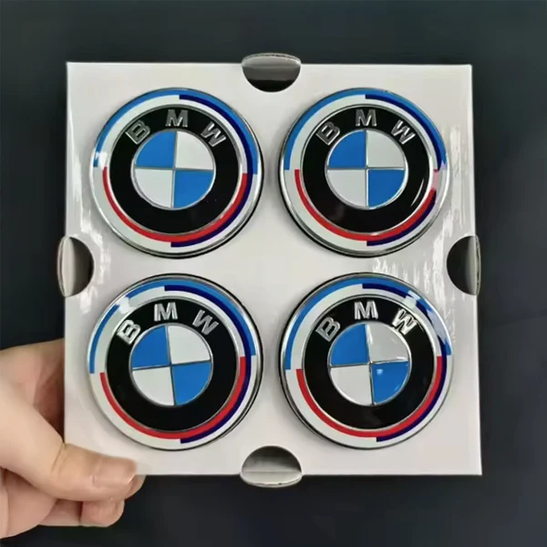 BMW 50th Anniversary Style Floating/Levelling Wheel Centre Caps 