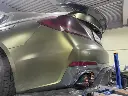BMW Dual Blue M Performance Style Carbon Fibre Exhaust Tips 