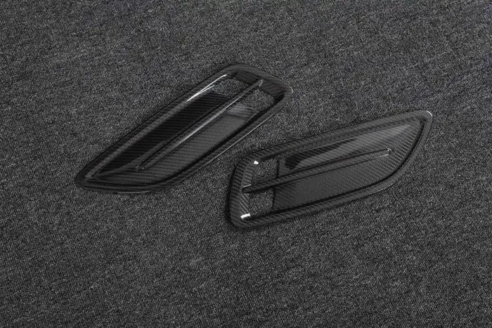 KIA Stinger GT OEM+ Carbon Fibre Hood Vent Trims 
