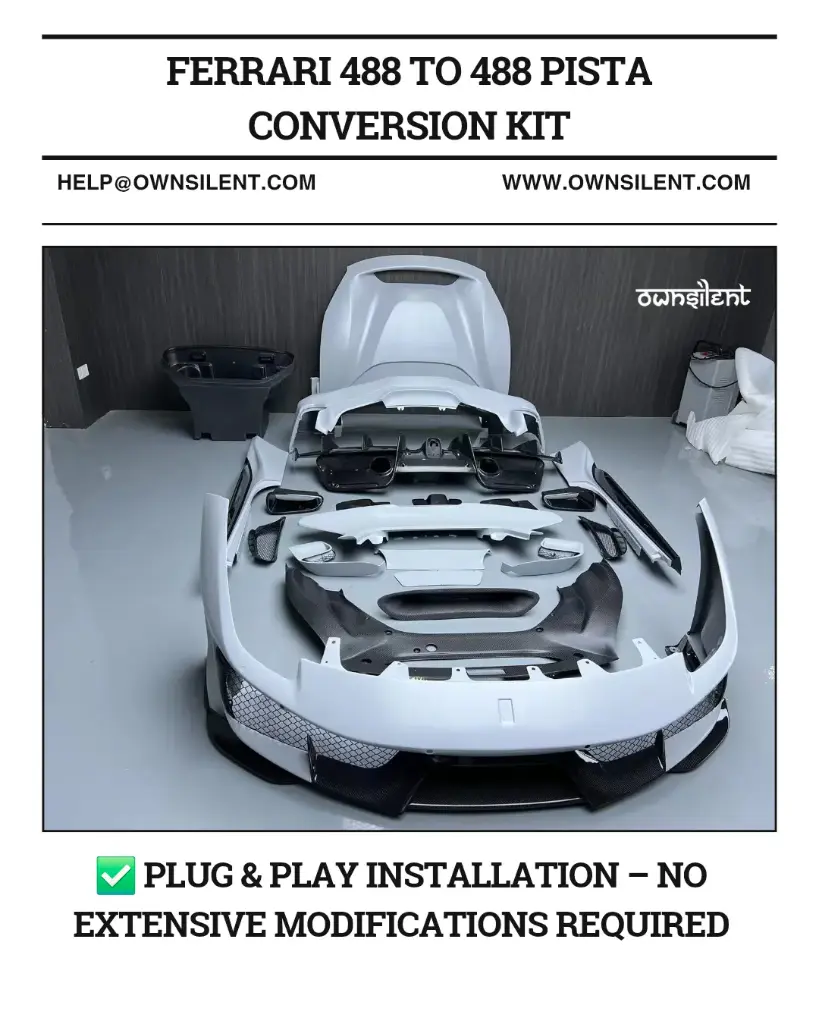 Ferrari 488 to 488 Pista Conversion Kit