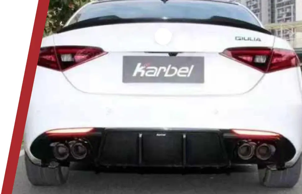 AUTHENTIC KARBEL CARBON REAR DIFFUSER for ALFA ROMEO GIULIA 952 2016+