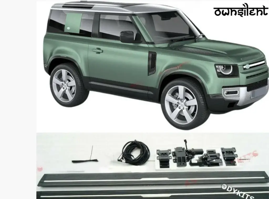 ELECTRIC SIDE STEP RUNNING BOARDS for LAND ROVER DEFENDER 90 L663 20+ (3 doors)