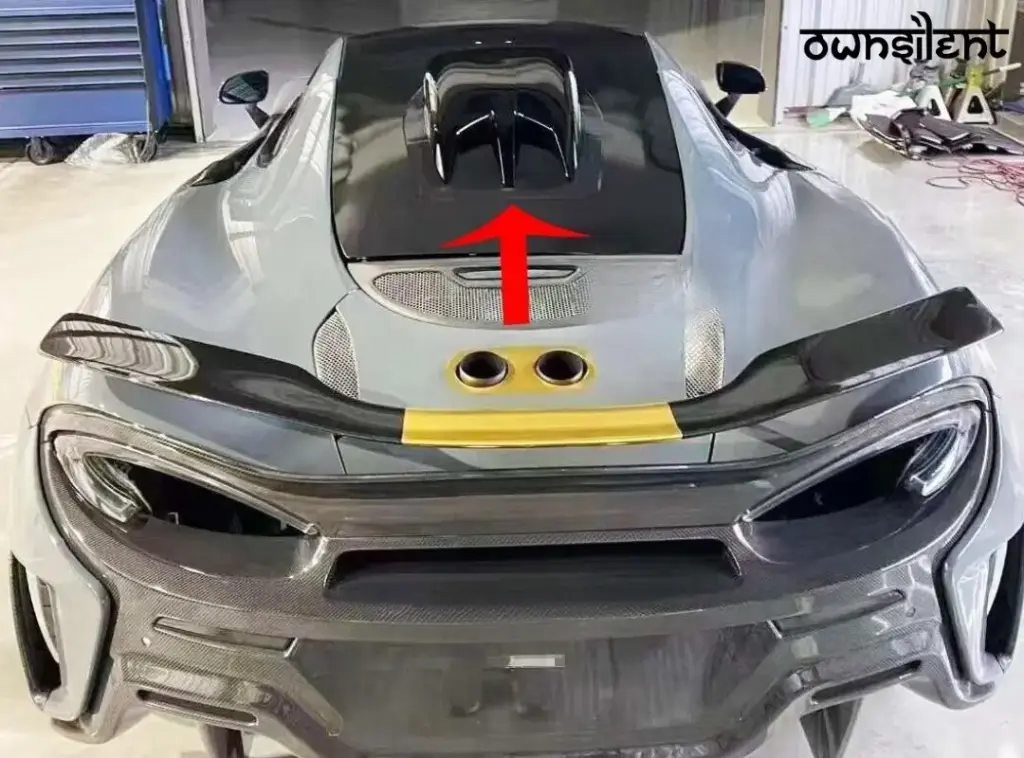 CARBON FIBER ROOF SCOOP for MCLAREN 570S 2015 - 2022