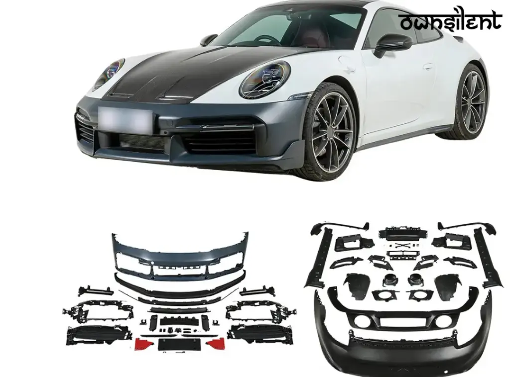 CONVERSION BODY KIT for PORSCHE 911 992 CARRERA 2019 - 2023 to TURBO SPORT DESIGN