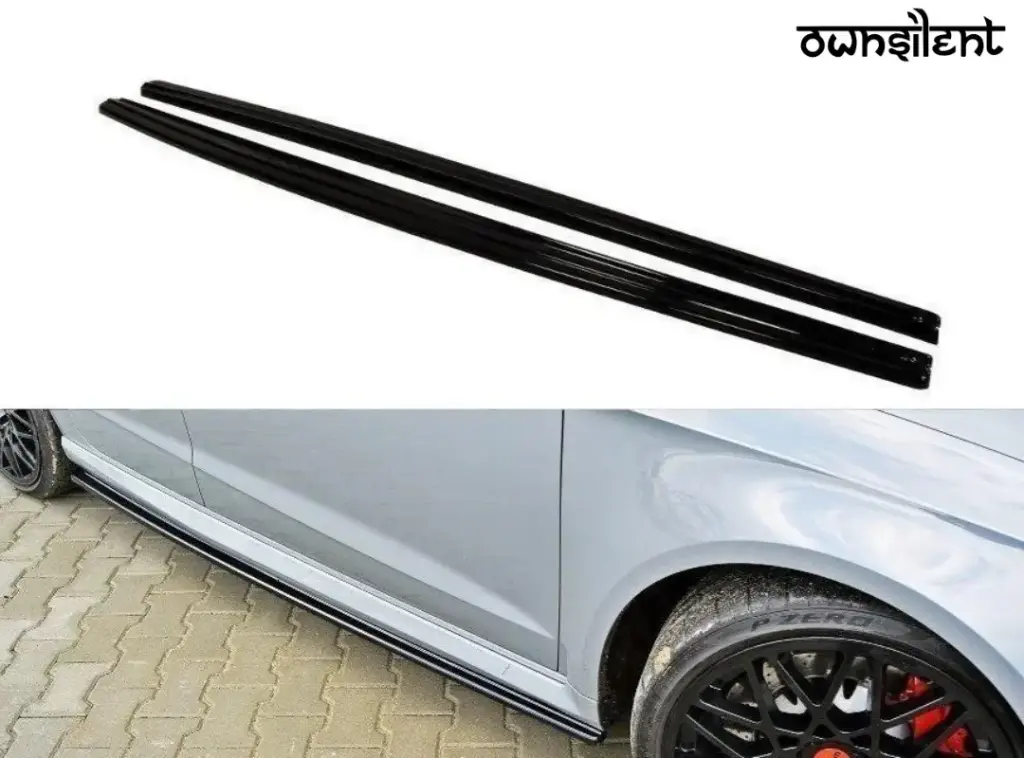 CARBON FIBER SIDE SKIRTS for AUDI RS3 8VA 2015 - 2016