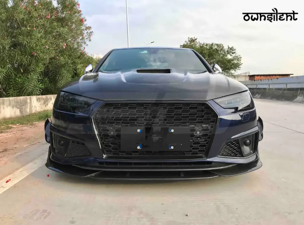 CARBON FIBER FRONT LIP V2 for AUDI S4 B9 B9.5 2017+