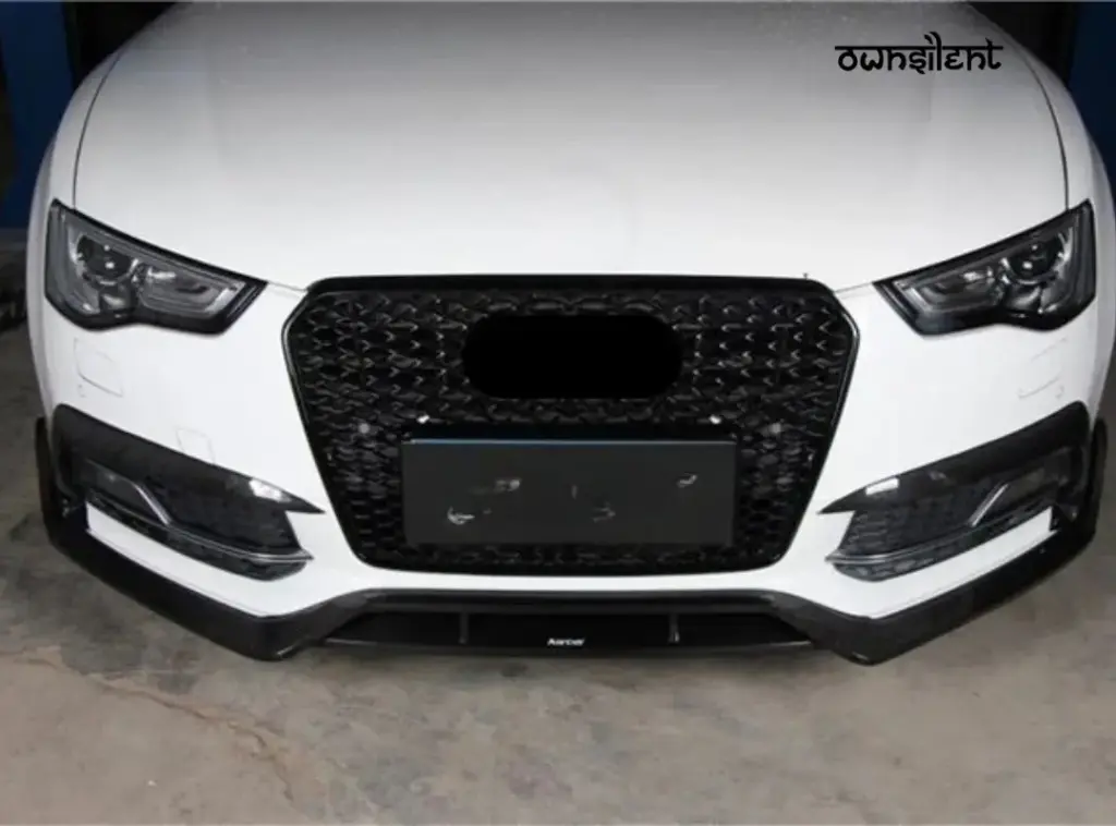 KARBEL CARBON DRY CARBON FIBER FRONT BUMPER UPPER VALENCES FOR AUDI A5 S LINE & S5 2012-2016 B8.5