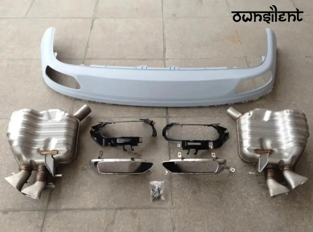 REAR BUMPER ASSEMBLY FOR AUDI A8 D4 2013-2018 | W12 STYLE