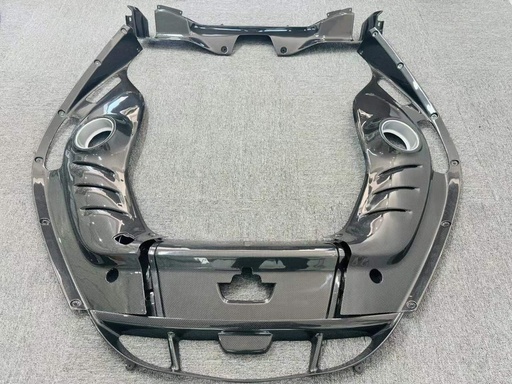 Ferrari 296 OEM-Style Dry Carbon Fiber Engine Bay Cover - Custom Made by Own Silent