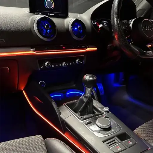 Ambient light for Audi A3 coded to MMI interface (2014-2020)