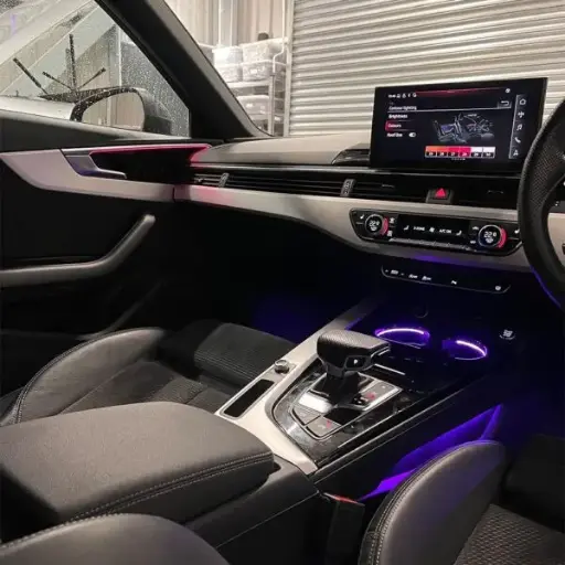 Ambient light for Audi A4 & A5 coded to MMI Interface (2017-2024)