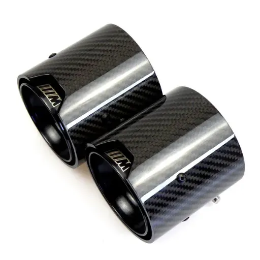 BMW 2 Series (F22F23) M235IM240I Black M Performance Style Carbon Fibre Exhaust Tips 