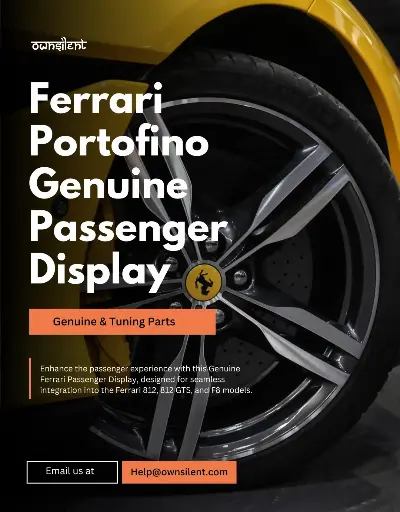 Genuine Ferrari Passenger Display – Compatible with 812, 812 GTS, and F8