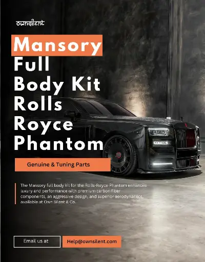 Mansory Full Carbon Fiber Body Kit for Rolls-Royce Phantom