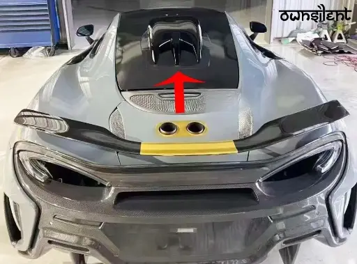CARBON FIBER ROOF SCOOP for MCLAREN 570S 2015 - 2022