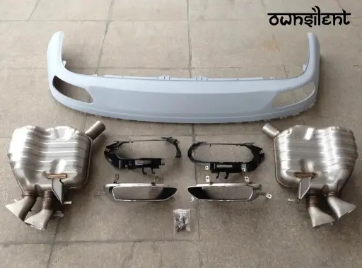 REAR BUMPER ASSEMBLY FOR AUDI A8 D4 2013-2018 | W12 STYLE